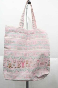 画像2: BABY,THE STARS SHINE BRIGHT / くみゃちゃんのシュガシュガアイシングクッキートートバッグ  ピンク I-25-10-04-028-BA-BG-SA-ZI