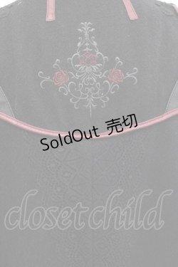 画像3: Ozz oneste / 薔薇十字架刺繍ケープ  黒Ｘ赤 I-25-10-10-040-OO-JA-SA-ZI