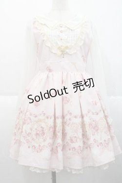 画像1: LIZ LISA / 額縁柄ワンピース  ピンク I-25-10-10-055-LO-OP-SA-ZI