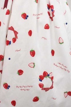 画像3: Amavel / Berry Whip Partyワンピース  白Ｘ赤 I-25-10-10-060-CA-OP-SA-ZI