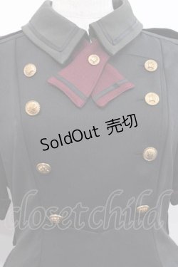 画像4: Amavel / Daydream Crestミリタリーワンピース  黒 I-25-10-10-072-CA-OP-SA-ZI