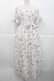 画像1: tocco closet / フラワーブーケプリント半袖ワンピース  白 I-25-10-10-074-LO-OP-SA-ZI (1)