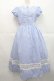 画像1: tocco closet / ストライプ半袖ワンピース  青Ｘ白 I-25-10-10-075-LO-OP-SA-ZI (1)