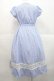 画像2: tocco closet / ストライプ半袖ワンピース  青Ｘ白 I-25-10-10-075-LO-OP-SA-ZI (2)