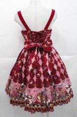 画像2: Angelic Pretty / TOY MARCHジャンパースカート  ボルドー I-25-10-10-080-AP-OP-SA-ZI (2)