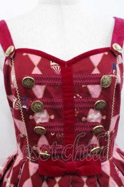 画像4: Angelic Pretty / TOY MARCHジャンパースカート  ボルドー I-25-10-10-080-AP-OP-SA-ZI