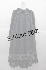 ATELIER PIERROT / アマービレドレス  黒Ｘグリーンチェック I-25-10-10-087-EL-OP-SA-ZI