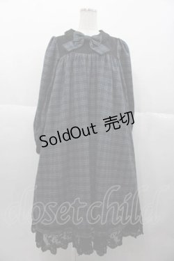 画像1: ATELIER PIERROT / アマービレドレス  黒Ｘグリーンチェック I-25-10-10-087-EL-OP-SA-ZI