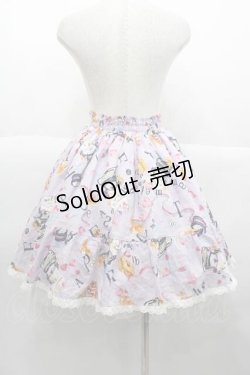 画像2: metamorphose / リスのお手紙フリルスカート  ラベンダー I-25-10-10-088-ME-SK-SA-ZI