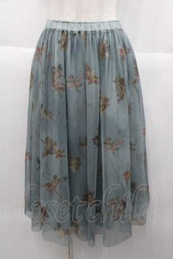 画像1: Jane Marple / Holy angelのチュチュスカート  サックス I-25-10-10-098-JM-SK-SA-ZI