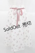 tocco closet / いちごスカート  アイボリーＸ赤 I-25-10-10-099-LO-SK-SA-ZI