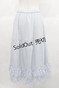 画像2: axes femme kawaii / ミディフリルペチスカート  青 I-25-10-10-100-AX-SK-SA-ZI