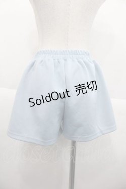 画像2: ACDC RAG / 安心、ジャージショートパンツ  サックスＸ白 I-25-10-10-111-PU-PA-SA-ZI