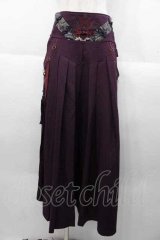 Ozz oneste / タッセルチャイナパンツ  パープル I-25-10-10-113-OO-PA-SA-ZI