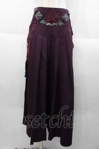 Ozz oneste / タッセルチャイナパンツ  パープル I-25-10-10-113-OO-PA-SA-ZI