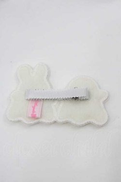 画像2: Angelic Pretty / マシュマロおばけワッペンクリップ  ホワイト I-25-10-10-119-AP-AC-SA-ZI