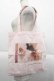 画像1: Maison de FLEUR / フォトプリントトートバッグ  ピンク I-25-10-10-125-LO-BG-SA-ZI (1)