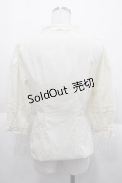 画像2: ALICE and the PIRATES / Rubanタイブラウス  生成り I-25-10-10-015-PA-BL-SA-ZI