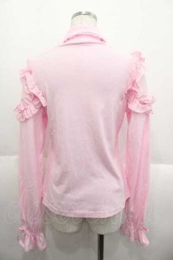 画像2: Angelic Pretty / Lacy Heartタートルネックカットソー  ピンク I-25-10-10-017-AP-TO-SA-ZI