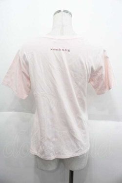 画像2: Maison de FLEUR / ディズニーコラボTシャツ  ピンク I-25-10-10-018-LO-TO-SA-ZI