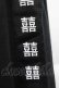 画像3: Jamieエーエヌケー / チャイナボタンパーカーワンピース  黒Ｘ白 I-25-10-10-026-LO-OP-SA-ZI (3)