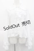 ATELIER PIERROT / 姫袖ブラウス  白 I-25-10-10-027-EL-BL-SA-ZI