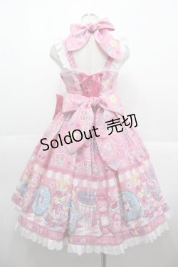 画像2: Angelic Pretty / Toy's Donut Dinerジャンパースカート  ピンク I-25-10-15-041-AP-OP-SA-ZI