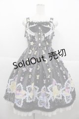 Angelic Pretty / Dreamy Night Cakesジャンパースカート  黒 I-25-10-15-044-AP-OP-SA-ZI