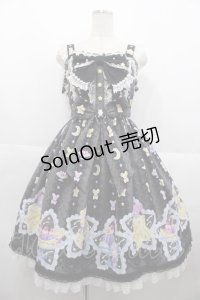 Angelic Pretty / Dreamy Night Cakesジャンパースカート  黒 I-25-10-15-044-AP-OP-SA-ZI