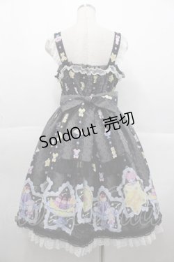 画像2: Angelic Pretty / Dreamy Night Cakesジャンパースカート  黒 I-25-10-15-044-AP-OP-SA-ZI