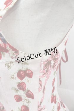 画像4: BABY,THE STARS SHINE BRIGHT / Strawberry’s Heart Drops柄ジャンパースカートI  ピンク I-25-10-15-046-BA-OP-SA-ZI