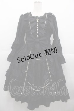 画像1: BABY,THE STARS SHINE BRIGHT / Elegant Rococoワンピース  黒 I-25-10-15-047-BA-OP-SA-ZI