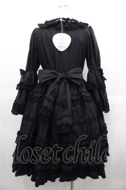 画像2: BABY,THE STARS SHINE BRIGHT / Elegant Rococoワンピース  黒 I-25-10-15-047-BA-OP-SA-ZI