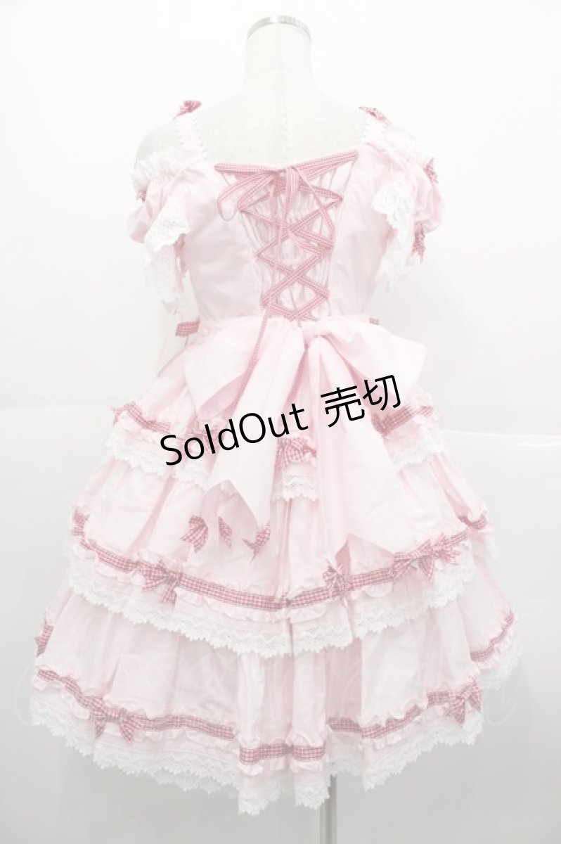 画像2: BABY,THE STARS SHINE BRIGHT / Flancesca Ribbonジャンパースカート  ピンク I-25-10-15-049-BA-JA-SA-ZI (2)