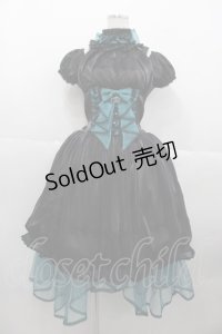 ALICE and the PIRATES / Crown jellyfishワンピースドレス  黒 I-25-10-15-051-PA-OP-SA-ZI