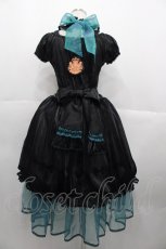 画像2: ALICE and the PIRATES / Crown jellyfishワンピースドレス  黒 I-25-10-15-051-PA-OP-SA-ZI (2)