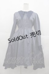 ALICE and the PIRATES / 蜘蛛の巣おばけプリントワンピース  グレー I-25-10-15-052-PA-OP-SA-ZI