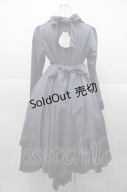 画像2: ALICE and the PIRATES / 蜘蛛の巣おばけプリントワンピース  グレー I-25-10-15-052-PA-OP-SA-ZI (2)