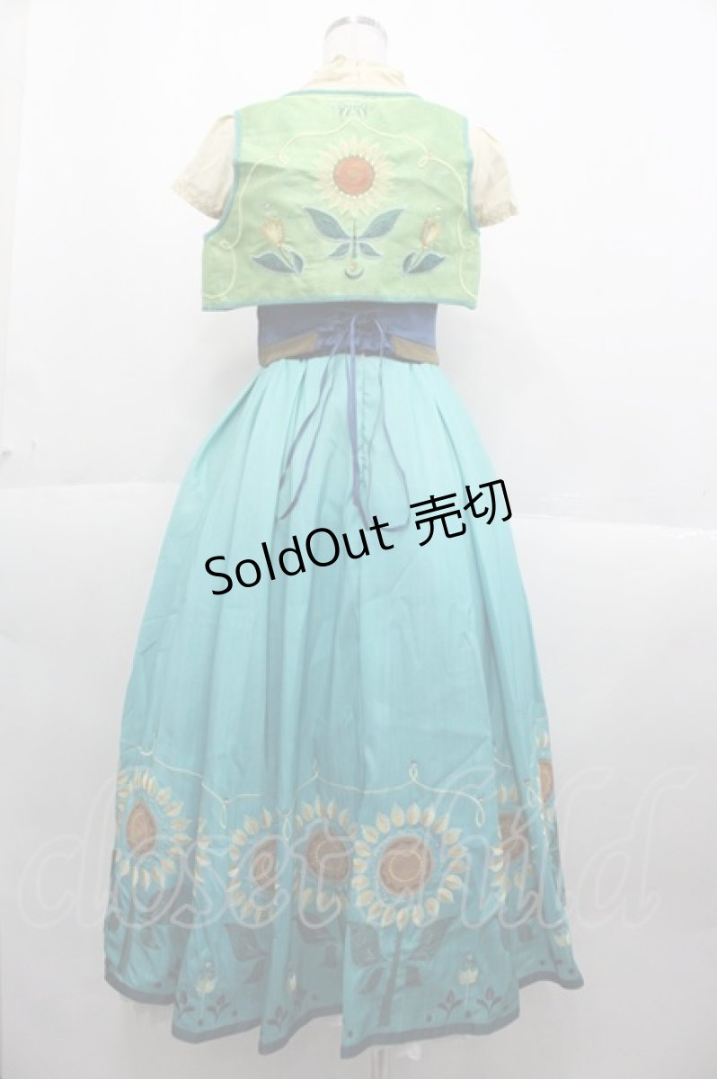 画像2: Secret Honey / Surprise Dress(frozen fever・Elsa ver ドレスセット  グリーンＸブルー I-25-10-15-057-CA-OP-SA-ZI (2)
