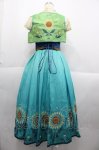 画像2: Secret Honey / Surprise Dress(frozen fever・Elsa ver ドレスセット  グリーンＸブルー I-25-10-15-057-CA-OP-SA-ZI (2)