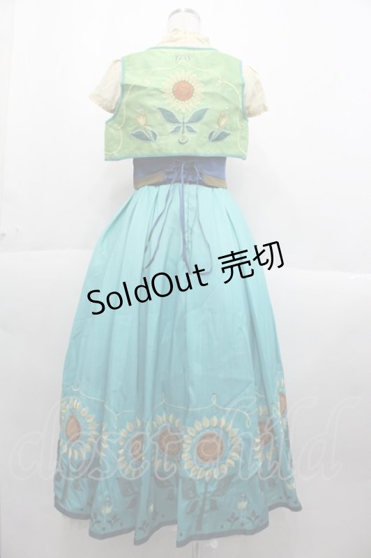 画像2: Secret Honey / Surprise Dress(frozen fever・Elsa ver ドレスセット  グリーンＸブルー I-25-10-15-057-CA-OP-SA-ZI (2)