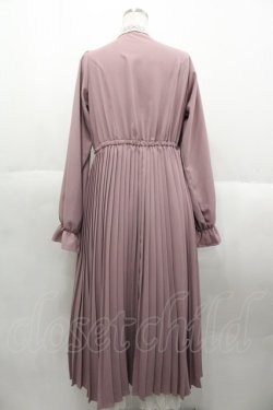画像2: m petit by misako / AM*レースエリプリーツワンピース L ピンクＸ白 I-25-10-15-065-LO-OP-SA-ZI