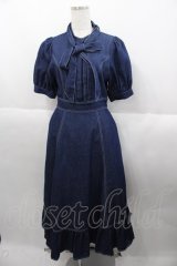 STRIPE CLUB / STRIPE CLUB × 深澤翠/デニムプラージュワンピース  青デニム I-25-10-15-068-LO-OP-SA-ZI