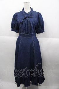 STRIPE CLUB / STRIPE CLUB × 深澤翠/デニムプラージュワンピース  青デニム I-25-10-15-068-LO-OP-SA-ZI