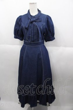 画像1: STRIPE CLUB / STRIPE CLUB × 深澤翠/デニムプラージュワンピース  青デニム I-25-10-15-068-LO-OP-SA-ZI