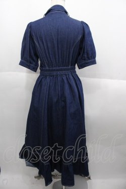 画像2: STRIPE CLUB / STRIPE CLUB × 深澤翠/デニムプラージュワンピース  青デニム I-25-10-15-068-LO-OP-SA-ZI