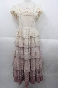 PINK HOUSE / ローンティアードワンピース  ピンク I-25-10-15-077-LO-OP-SA-ZS