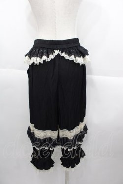 画像2: Hoshibako Works / リリアンヌ姉妹ドロワーズ(ロング丈)  黒ｘ白 I-25-10-15-092-LO-PA-SA-ZI