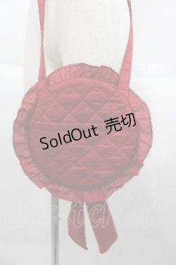 画像3: PINK HOUSE / ロゴ刺繍フリルポシェット  赤 I-25-10-15-094-LO-BG-SA-ZI