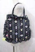 Angelic Pretty / Dreamy Night Cakes巾着  黒 I-25-10-15-095-AP-BG-SA-ZI